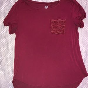 Flowy Lace Pocket Top